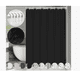thumbnail image 1 of Cortina De Ducha Con Ganchos 180x180cm Impermeable color negro, 1 of 4
