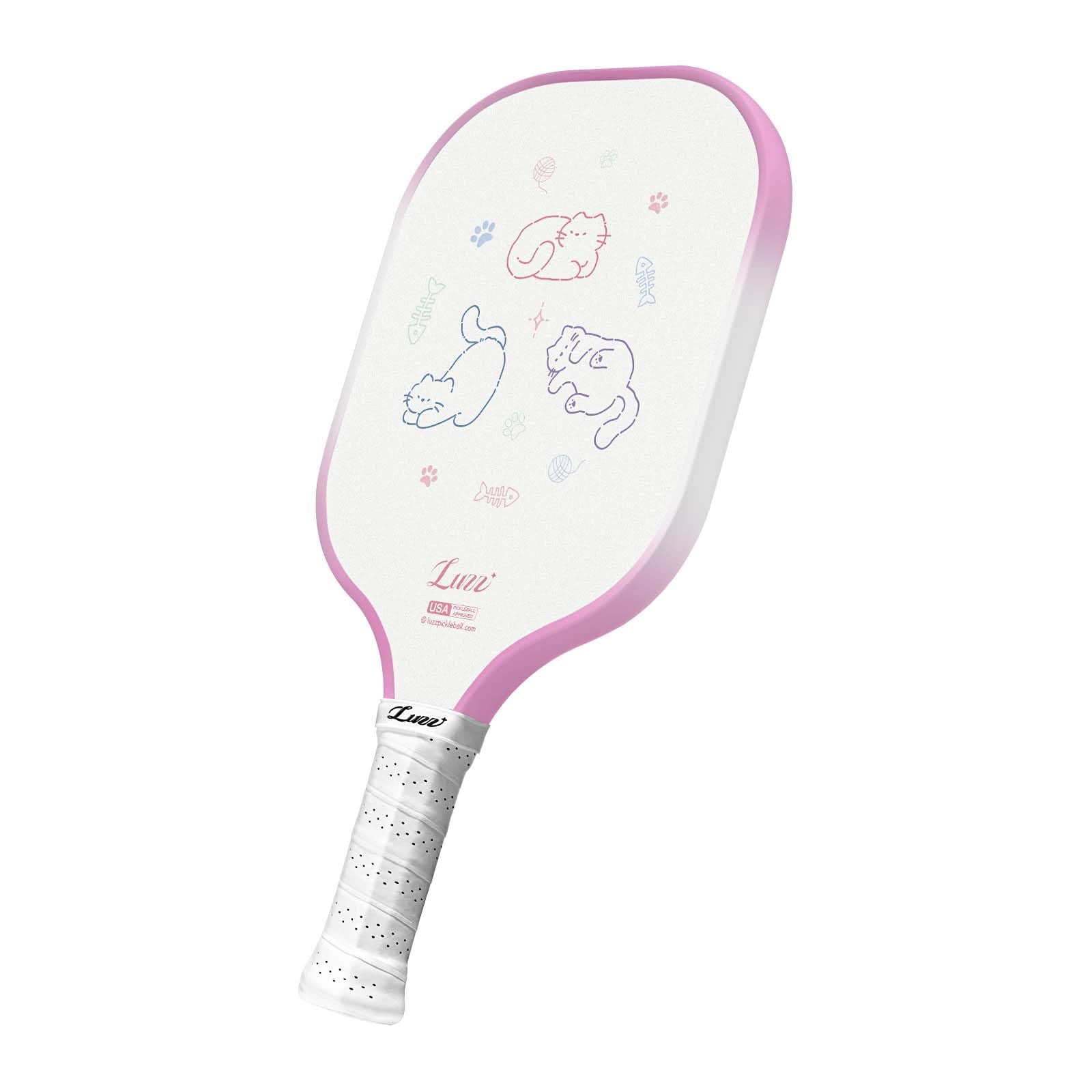 Luzz Carbon Fiber Pickleball Paddles(16mm) Sandblasted Surface USAPA Approved T700 Pickle Ball Rackets for All Skill Level