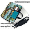 thumbnail image 2 of Lsque Whimsical Treehouse Painting Pattern Laptop Bag – Portable & Slim Single-Shoulder Computer Case with Adjustable Strap, Protective, Lightweight for 13”/14”/15.6” Laptops, 2 of 8