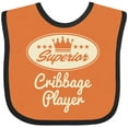 thumbnail image 3 of Inktastic Cribbage Player Vintage Superior Boys or Girls Baby Bib, 3 of 4