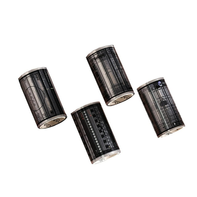 4x Cintas Para álbumes De Recortes, Bricolaje único Para Diario, Decoraciones Para Fiestas, Envoltura De Regalos