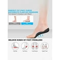 thumbnail image 4 of Arch-Supporting Pain Relief Insoles for Flat Feet & Fallen Arches – Corrects Foot Abduction/Inversion, Improves Gait, Breathable Elastic Material with Custom Firmness for Arch Height – Size M (Fits, 4 of 4
