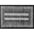 thumbnail image 1 of Ahgly Company Indoor Rectangle Abstract Gray Modern Area Rugs, 2' x 5', 1 of 4