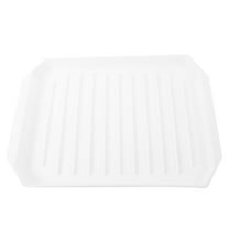 ibasenice Large Microwave Bacon Tray PP for Healthy Breakfast Cooking 1Pcs