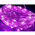 thumbnail image 3 of Viworld 10Pack LED String Lights, 6.6ft 20 LEDs Moon Lights Micro Lights on Silver Copper Wire for DIY Wedding Centerpiece, Table Decoration, Party, Purple, 3 of 6