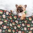 thumbnail image 3 of Yiaed Dragon With Hohoho Print Dog Blankets-Cat Blanket Washable for Couch Protection,Puppy Blanket, Soft Plush Reversible Throw Furniture Protector-Medium, 3 of 8