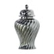 thumbnail image 1 of Jarrón de cerámica para flores, decoración del hogar, tarro de jengibre de porcelana moderno multifuncional Plateado, 1 of 9