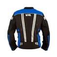 thumbnail image 2 of Chamarra motociclista hombre protectores reflejante impermeable WORKLAND 1985 azul M Workland 1985NEGRAZUL, 2 of 9