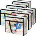 thumbnail image 1 of Bolsas de Almacenamiento TasticTotes Paquete de 6 Transparentes 46x38x18cm 40L, 1 of 7