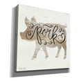 thumbnail image 2 of Epic Graffiti 'Pork in Beige' by Cindy Jacobs, Canvas Wall Art, 12"x12", 2 of 2