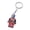 Red, variant on Electronic Robot Keychain Rainbow Color Key Chain Women Girls Phone Accessory