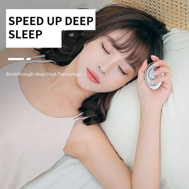 Fiudx Dispositivo de Ayuda para Dormir, Instrumento Portátil Inteligente, Ayuda Rápida para Dormir, Herramienta para Aliviar La Ansiedad, Solución de Relajación Portátil, Ideal para Usar En Casa, Ofi