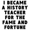 thumbnail image 2 of CafePress - History Teacher Fame And Fortune Mugs - 11 oz Ceramic Mug - Novelty Coffee Tea Cup, 2 of 4