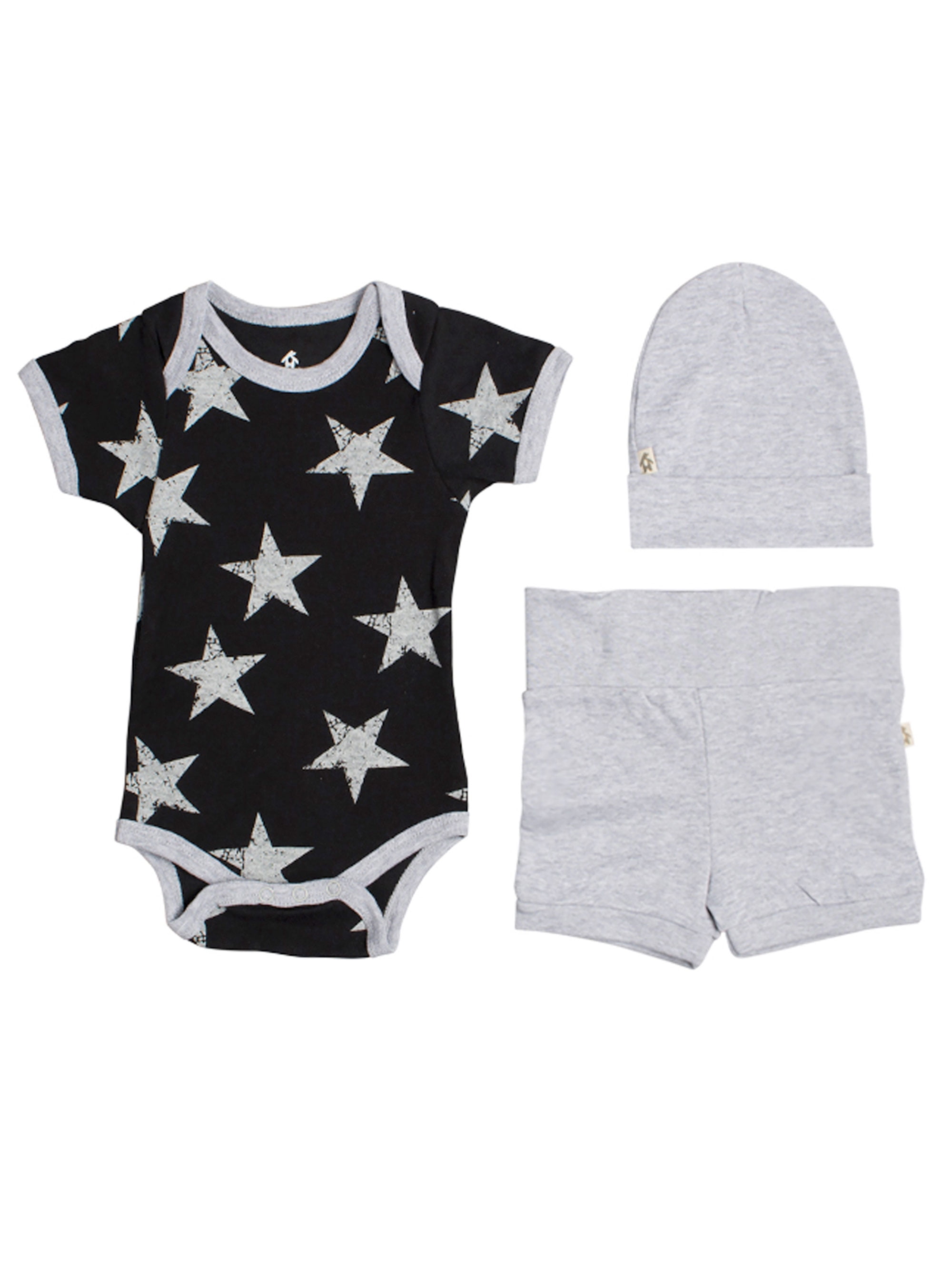 Snugabye Newborn Layette 4 Piece Sleep and Play Outfit Footie Baby Gift Set