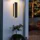 thumbnail image 4 of Lámparas de iluminación de pared LED modernas de tirarere larga libre, elegante cuerpo de hierro negro esmerilado IP65 impermeable anticorrosión 30 centimetros Yinane Aplique impermeable, 4 of 8