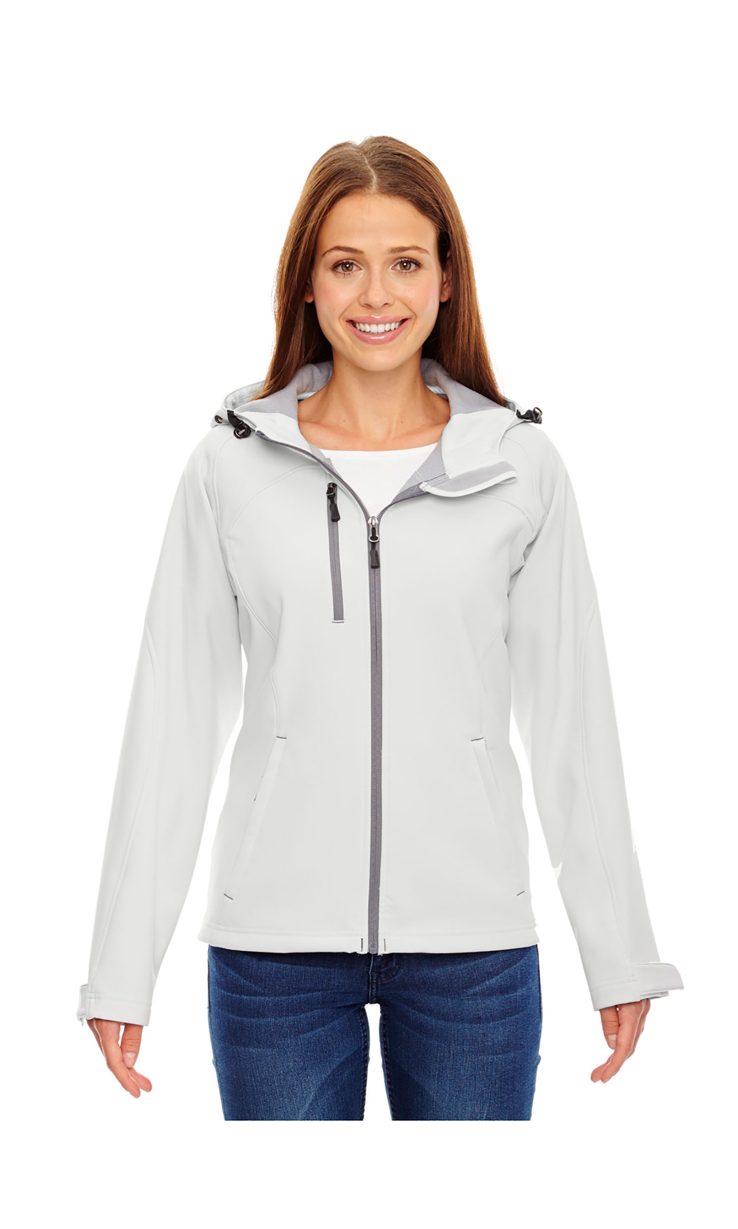 North End Prospect Ladies Soft Shell Jacket With Hood, Style 78166 - image 1 of 1
