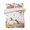 White, variant on Quilts Twin Size, White Green Pumpkins Fall Soft Comforter Bedding Set for Bed, Thanksgiving Floral Rustic Lightweight Quilted Bedspread with Pillow Cover(2 Pieces) for All Season, 68x86 Inch