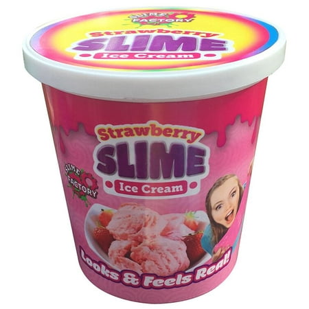 Ice Cream Slime - Strawberry (Best Strawberry Cheesecake Ice Cream)