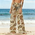 thumbnail image 2 of SELONE Women's Swimwear Cover Wide Leg Beach Trouser Hawaiian Sun Protection Pants Summer Boho Clothes, 2 of 7