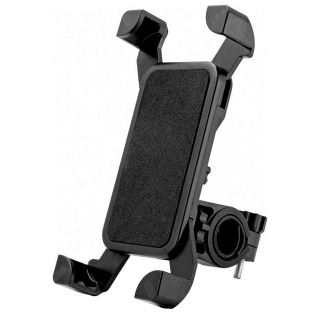 Soporte de teléfono para bicicleta y motocicleta, soporte de rotación antivibración para manillar, espejo retrovisor, Clip de montaje para teléfono Fivean unisex