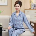 thumbnail image 1 of REDHOTYPE Mode Maman Pyjamas Femmes Manches Longues Coton Cardigan Homewear Automne Hiver Costume, 1 of 2