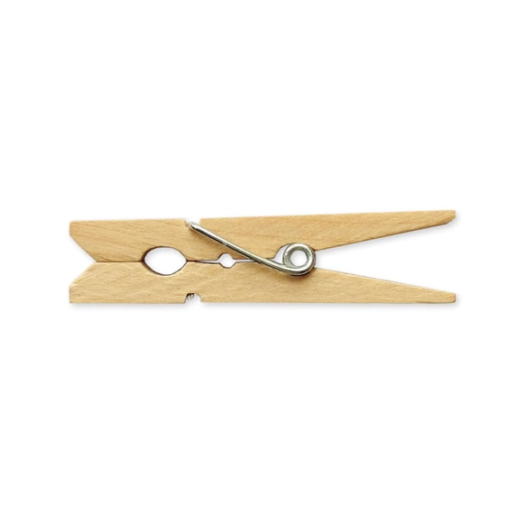 Pinzas de madera LWR CRAFTS pequeñas de 4,8 cm, paquete de 50 piezas
