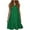 Green#1, variant on fartey Casual Dress for Women Summer Solid Scoop Neck Tiered Loose Tank Dresses Sleeveless A-Line Comfy Midi Beach Dress