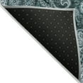 thumbnail image 3 of Addison Rugs Chantille Indoor/Outdoor Transitional Swirl Teal Washable Rectangle Rug, 8' x 10', 3 of 6