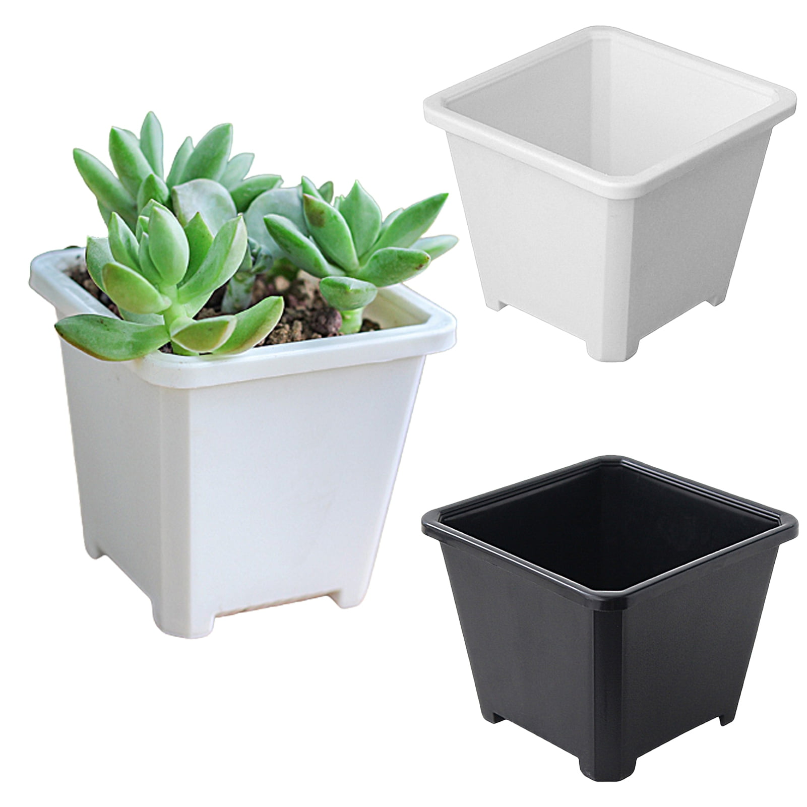 Bobasndm Plastic Indoor Plant Pots, Never Warp,Seedling Pots, Orchid
