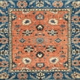 thumbnail image 1 of Ahgly Company Indoor Square Abstract Camel Brown Oriental Area Rugs, 5' Square, 1 of 6