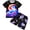 Unicorn R, variant on QEFJNO Kids Girls Pajamas Set 2 PCS Short Sleeve Top and Shorts Pants for Toddler Girls Unicorn Pjs Size 3-12Y