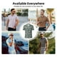 thumbnail image 5 of Fotbe Hedgehogs and Flowers Camiseta Polo de Golf para Hombre con Estampado – Camisa Deportiva Transpirable con Cuello Abotonado-Small, 5 of 6