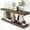 Walnut, variant on 24 Inch Floating Shelves for Wall Oak Shelves Set of 2,Wall Mounted Rustic Wood 8 Inch Deep Floating Shelf with Invisible Brackets for Bedroom Kitchen Living Room