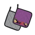 thumbnail image 2 of Caroline's Treasures Fruits and Vegetables in Purple Pair of Pot Holders, 2 of 3
