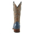 thumbnail image 4 of Tanner Mark Boots Womens  Tanner Mark  Ostrich Bone Top Boot 8 B Blue, 4 of 5