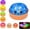 Bule-a, variant on Dumpling Glowing Mystery Box,Dumplings Squishy,Sensory Stress Ball Squeeze Toys for Stress Relief ,Soft Squeeze Decompression Dumplings Stress Balls,Steamer Stretchy Desk Toys (Yellow)