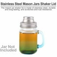 thumbnail image 3 of Milisten Picnic Shaker Lid Silver 1Pcs 2.9In X 1.7In 304 Stainless Steel, 3 of 8