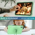 thumbnail image 4 of iPad 10th Generation 10.9 Inch 2022 Case with Kickstand Butterfly Wings Pencil Holder, TECH CIRCLE Heavy Duty Hard Rugged Protective Kids Girls Cover for iPad 10th Gen 10.9 Inch 2022,Green, 4 of 6