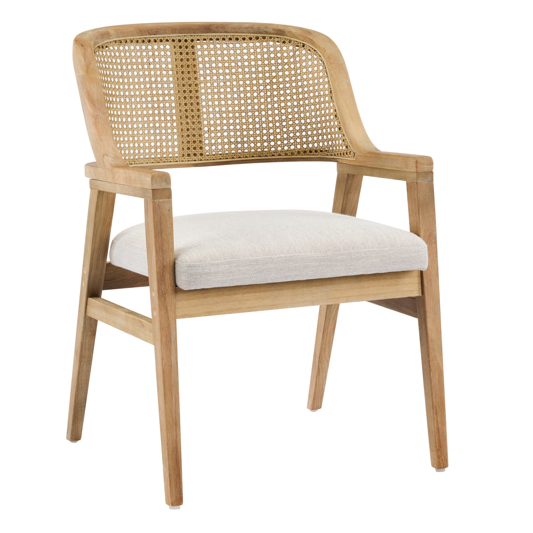 Christopher Knight Home 5-Piece Mid-Century Modern Extendable Dining Set with Beige Seat, Natural