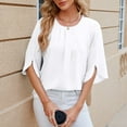 thumbnail image 6 of Tittly T Shirts for Women Basic Tees Women Casual Printing Short Sleeves V Neck Loose T Shirt Blouse Tops Tshirts Shirts Womens Tops White L, 6 of 9