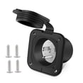 thumbnail image 1 of NATEFEMIN Generator Battery Charger Plug 15A RV Power Inlet for RVs Campers Trailers Boats Marine Use Simple Installation, 1 of 11