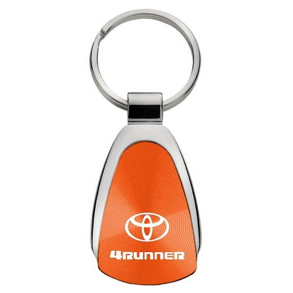 Toyota 4Runner Keychain & Keyring - Orange Teardrop
