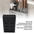 thumbnail image 4 of Knives Block, Knives Rack Rubber Pad Wall Mounted Large Capacity  for Home, 4 of 8