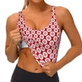thumbnail image 3 of Naloa Snowflakes Sports Bras for Women,Sports Bras for Women High Support with Removable Pads-X-Large, 3 of 8