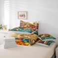 thumbnail image 6 of Feelyou Kawaii Cartoon Tiger Twin Bedding Sets 7-Piece, Vintage Garden Spring Flower Bedding Comforter Set, Teens Kids Boys Girls Reversible Sheet Sets, Luxury Bedroom Decor, 6 of 8