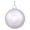Silver, variant on Vickerman 3" Black Shiny Ball Ornament, 12 per Bag