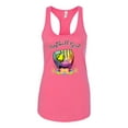 thumbnail image 2 of Wild Bobby, Colorful Softball Girl, Sports, Women Racerback Tank Top, Hot Pink, Small, 2 of 5