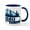 White/Navy Inside, variant on CafePress - Denali Alaska Mugs - 11 oz Ceramic Mug - Novelty Coffee Tea Cup