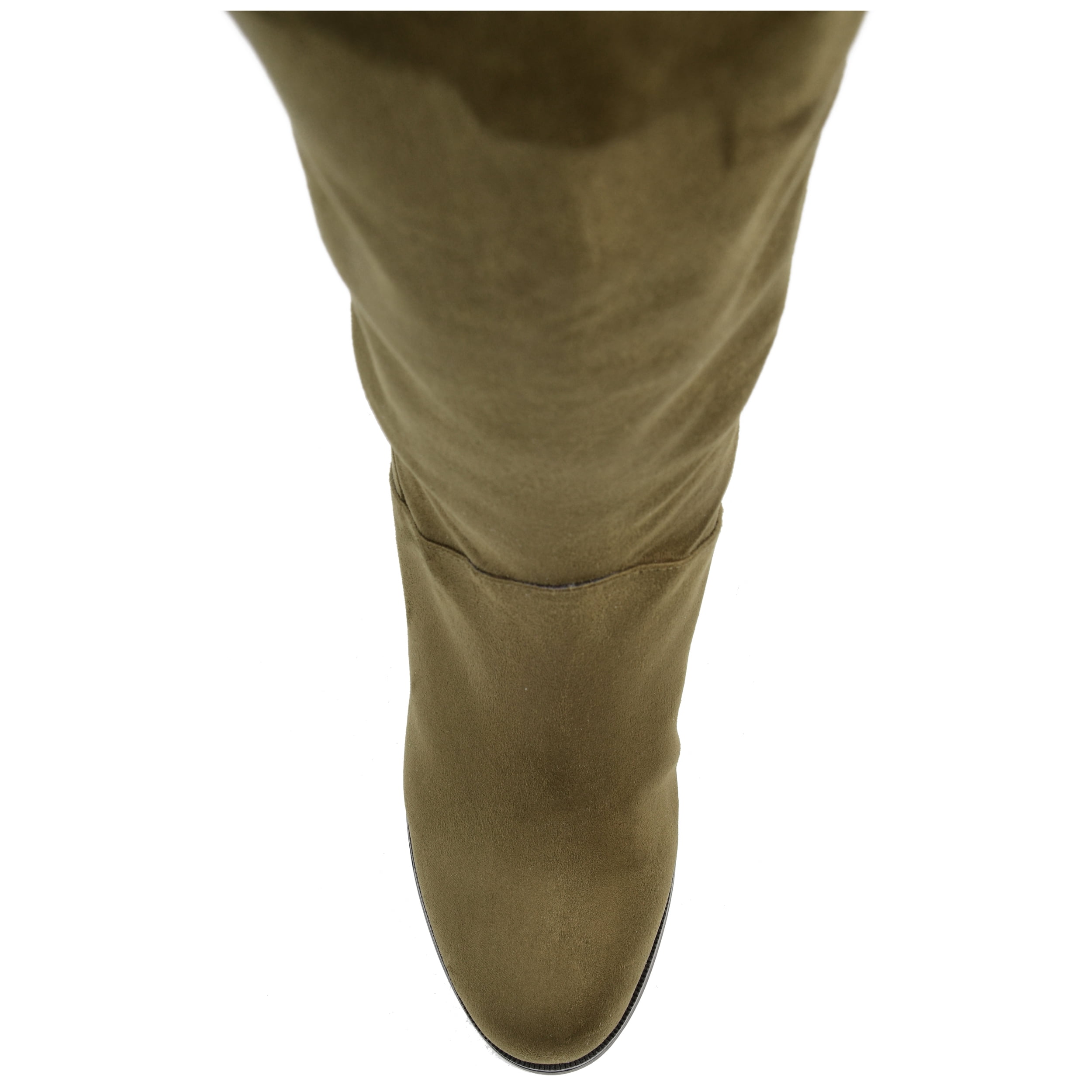 Journee Womens Leeda Extra Wide Calf Block Heel Knee High Boots