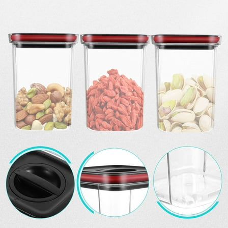 Masteelf Plastic Sealed Jar Practical Honey Dried Fruit Storage Jars Sealed Containers